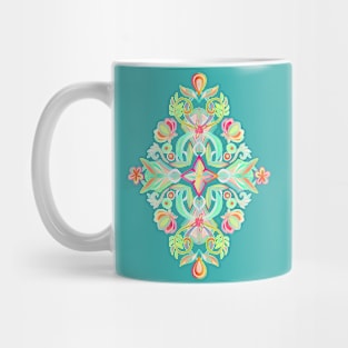 Soft Neon Pastel Boho Pattern Mug